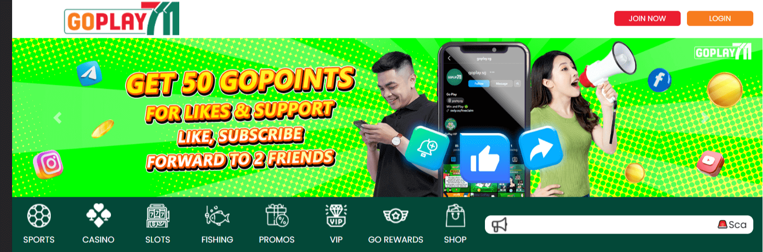 GoPLay711 Casino Review