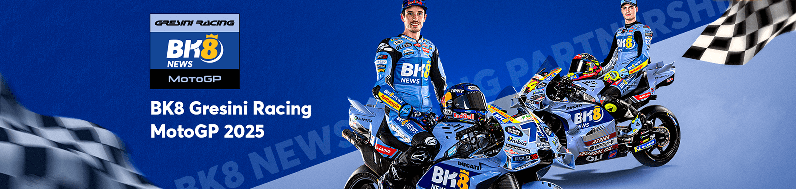 Title Sponsor of Team BK8 Gresini Racing MotoGP